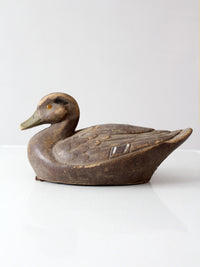 1950s General Fibre Ariduk mallard hen duck decoy