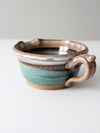 vintage studio pottery batter bowl