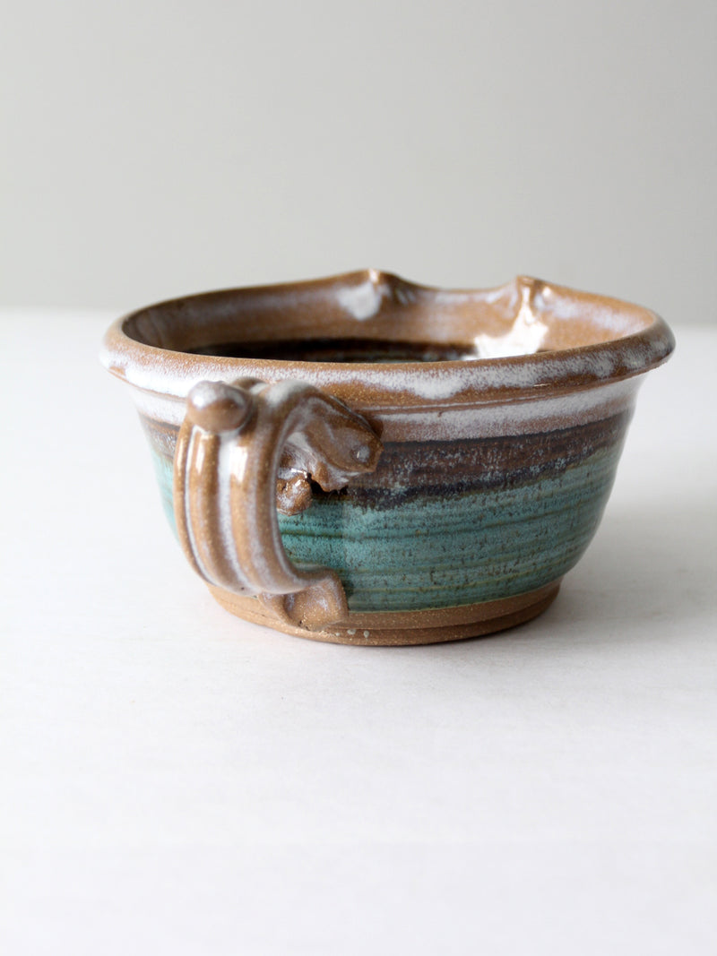 vintage studio pottery batter bowl