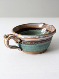 vintage studio pottery batter bowl