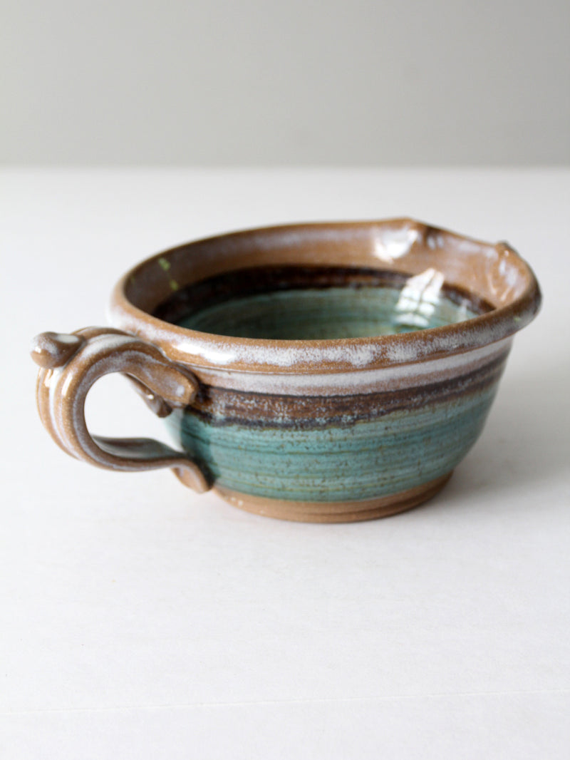 vintage studio pottery batter bowl