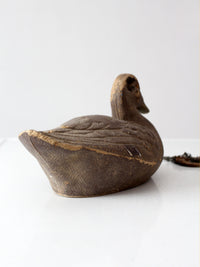 1950s General Fibre Ariduk mallard hen duck decoy