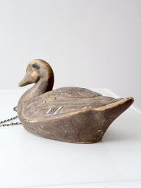 1950s General Fibre Ariduk mallard hen duck decoy