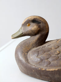 1950s General Fibre Ariduk mallard hen duck decoy