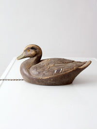 1950s General Fibre Ariduk mallard hen duck decoy
