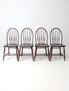 antique Phoenix Chair Co Windsor dining chairs set of 4