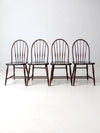antique Phoenix Chair Co Windsor dining chairs set of 4