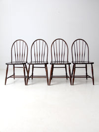 antique Phoenix Chair Co Windsor dining chairs set of 4