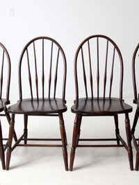 antique Phoenix Chair Co Windsor dining chairs set of 4