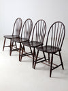 antique Phoenix Chair Co Windsor dining chairs set of 4