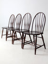 antique Phoenix Chair Co Windsor dining chairs set of 4