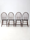 antique Phoenix Chair Co Windsor dining chairs set of 4