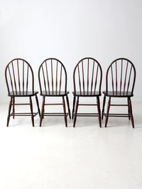 antique Phoenix Chair Co Windsor dining chairs set of 4