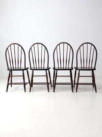 antique Phoenix Chair Co Windsor dining chairs set of 4