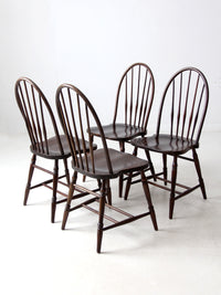 antique Phoenix Chair Co Windsor dining chairs set of 4