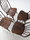 antique Phoenix Chair Co Windsor dining chairs set of 4