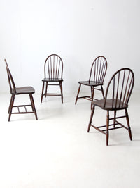 antique Phoenix Chair Co Windsor dining chairs set of 4
