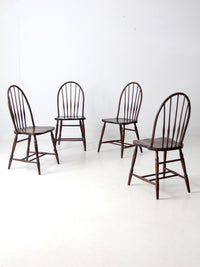 antique Phoenix Chair Co Windsor dining chairs set of 4