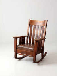 antique Mission rocking chair