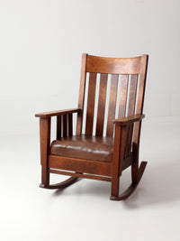 antique Mission rocking chair