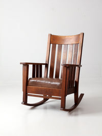 antique Mission rocking chair