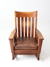 antique Mission rocking chair