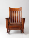 antique Mission rocking chair