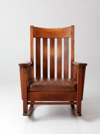 antique Mission rocking chair