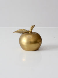 mid-century brass apple bell
