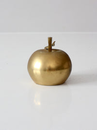 mid-century brass apple bell