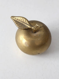 mid-century brass apple bell