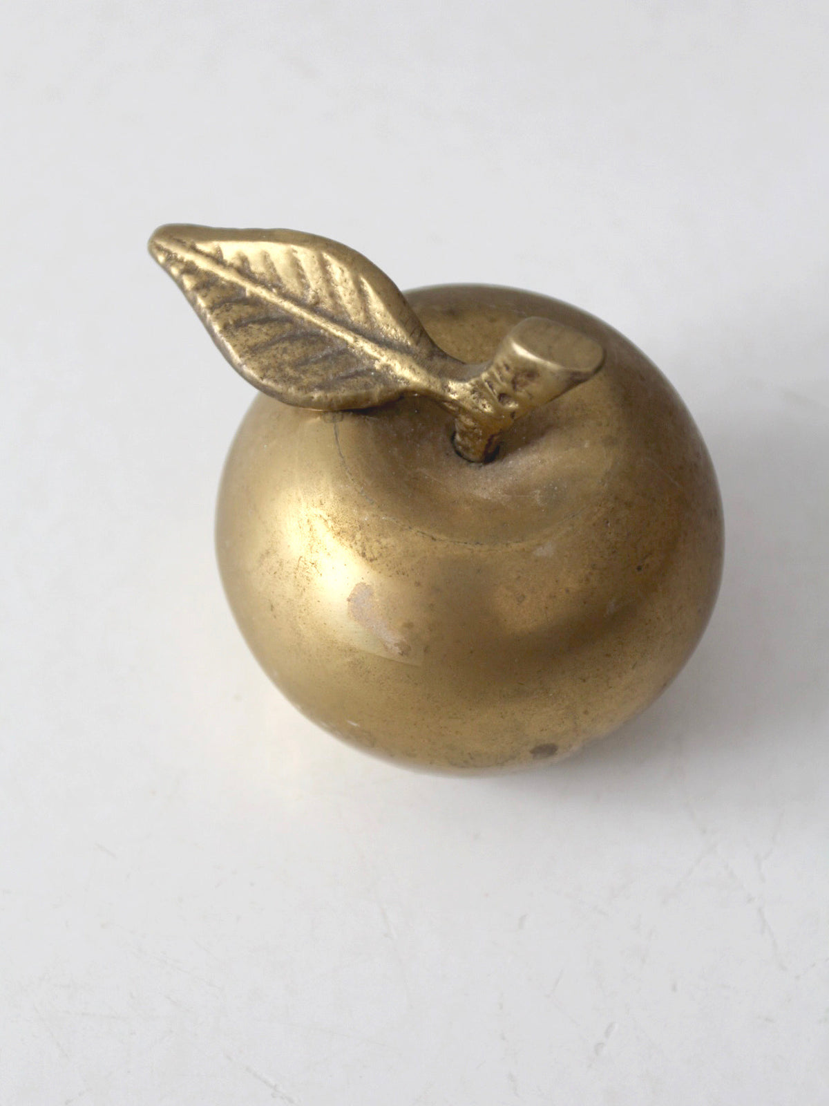 mid-century brass apple bell