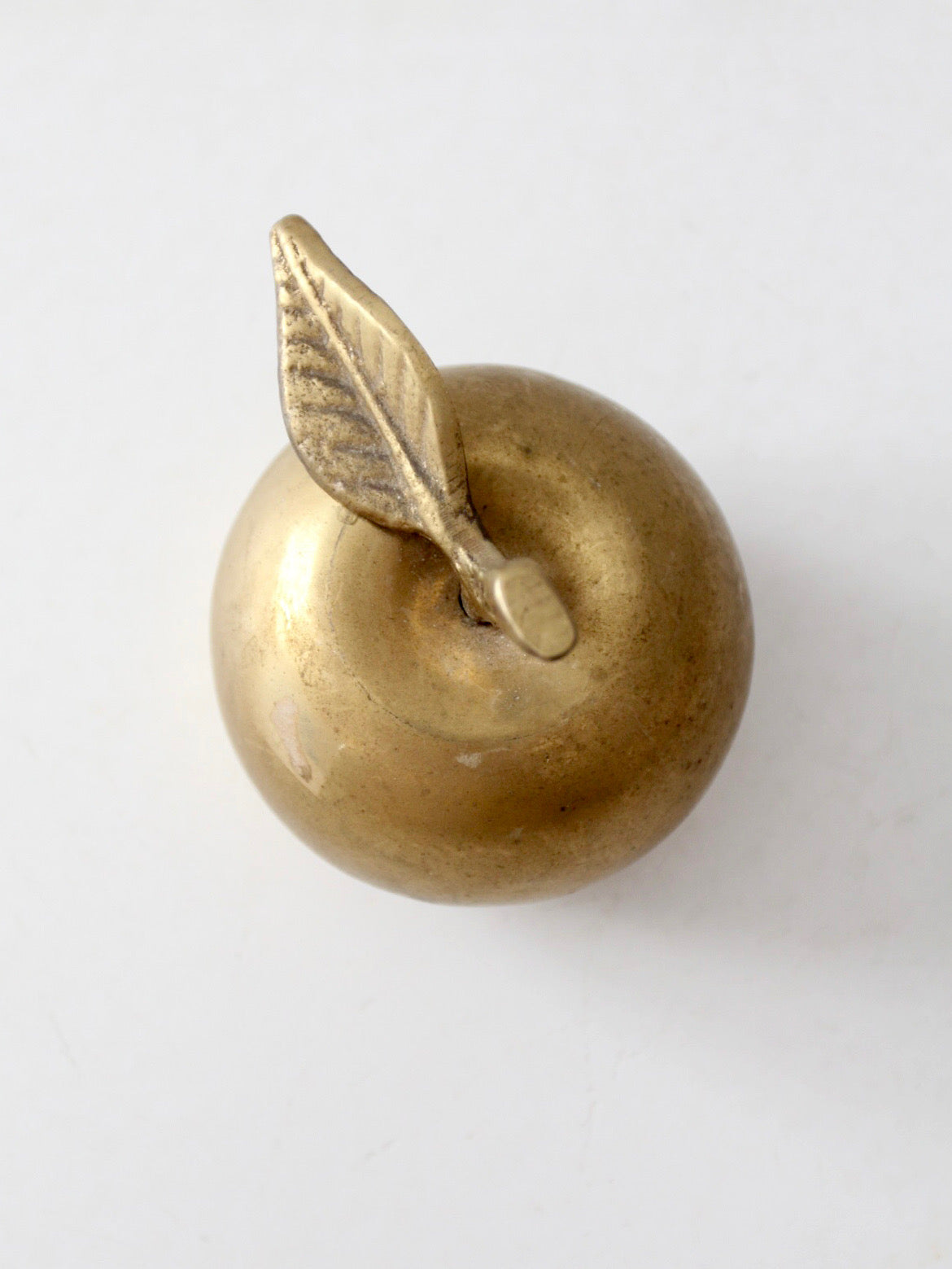 mid-century brass apple bell