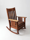 antique Mission rocking chair