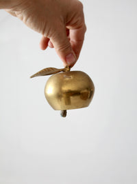 mid-century brass apple bell