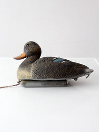 vintage 1970s Victor mallard hen duck decoy