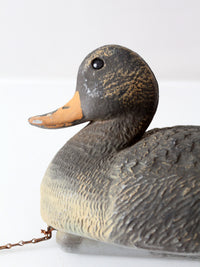 vintage 1970s Victor mallard hen duck decoy