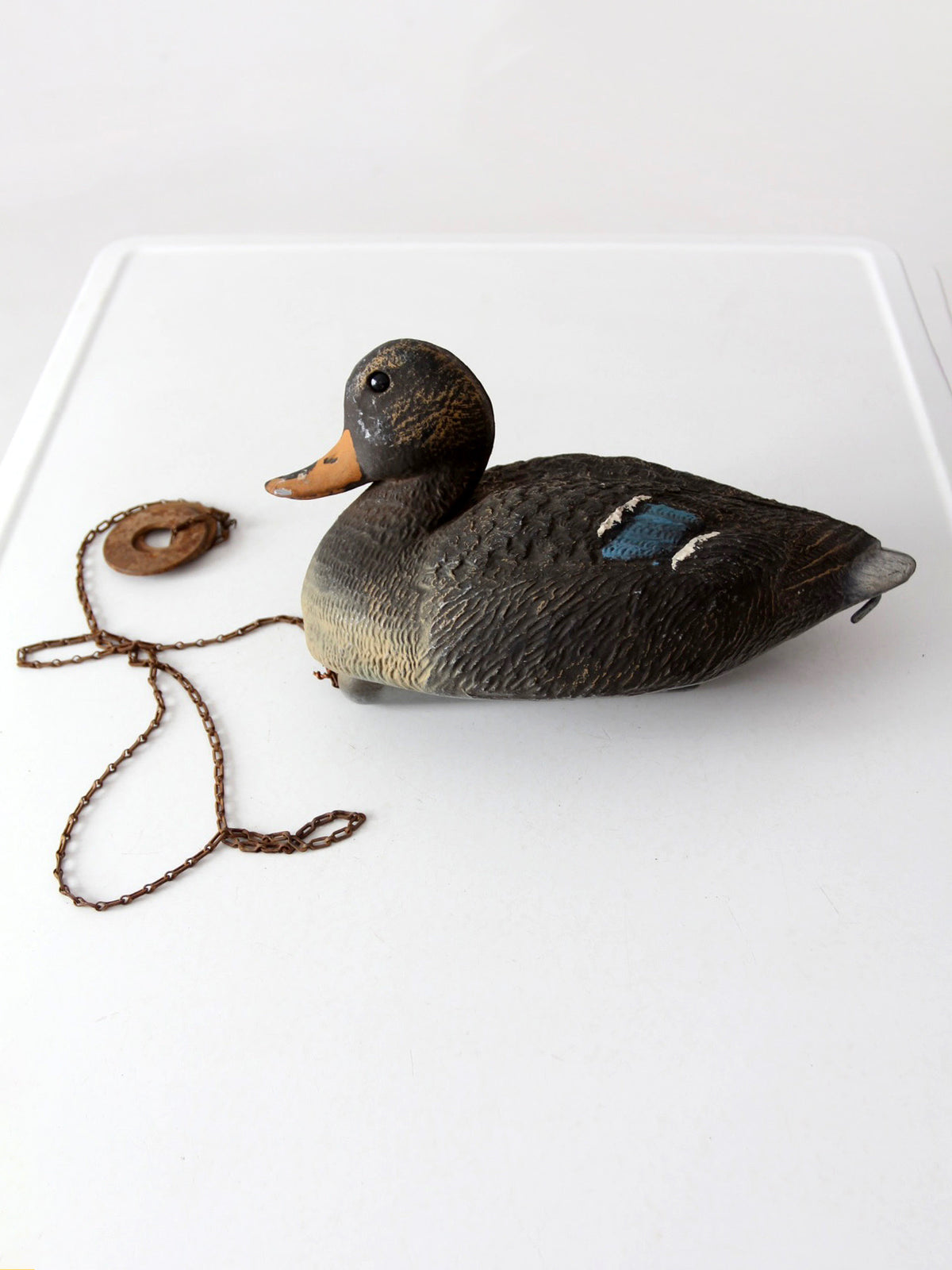 vintage 1970s Victor mallard hen duck decoy