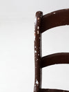 antique pierced seat chair