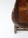 antique pierced seat chair