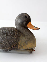 vintage 1970s Victor mallard hen duck decoy