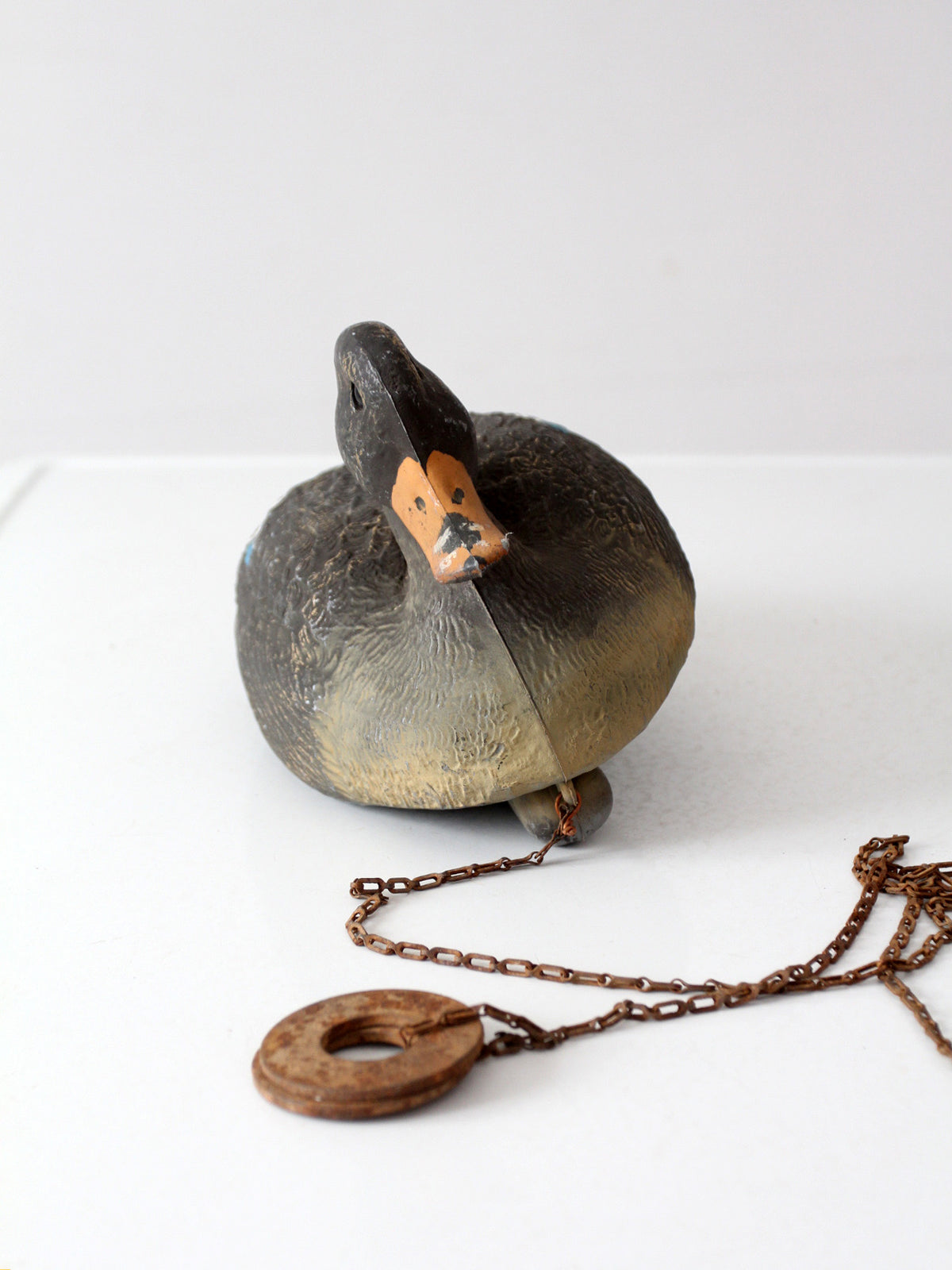 vintage 1970s Victor mallard hen duck decoy