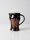 vintage studio pottery pitcher