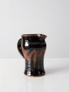 vintage studio pottery pitcher