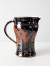 vintage studio pottery pitcher