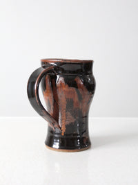 vintage studio pottery pitcher