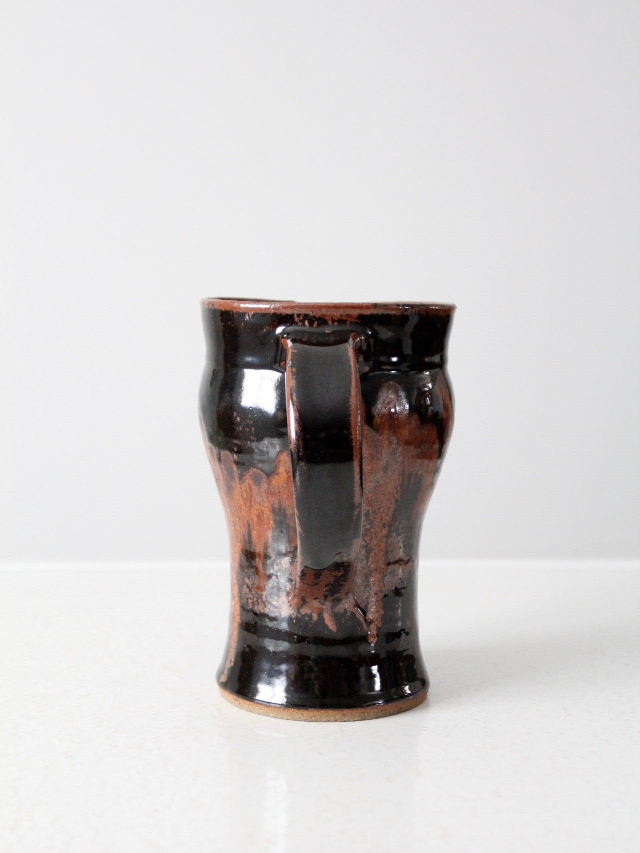 vintage studio pottery pitcher