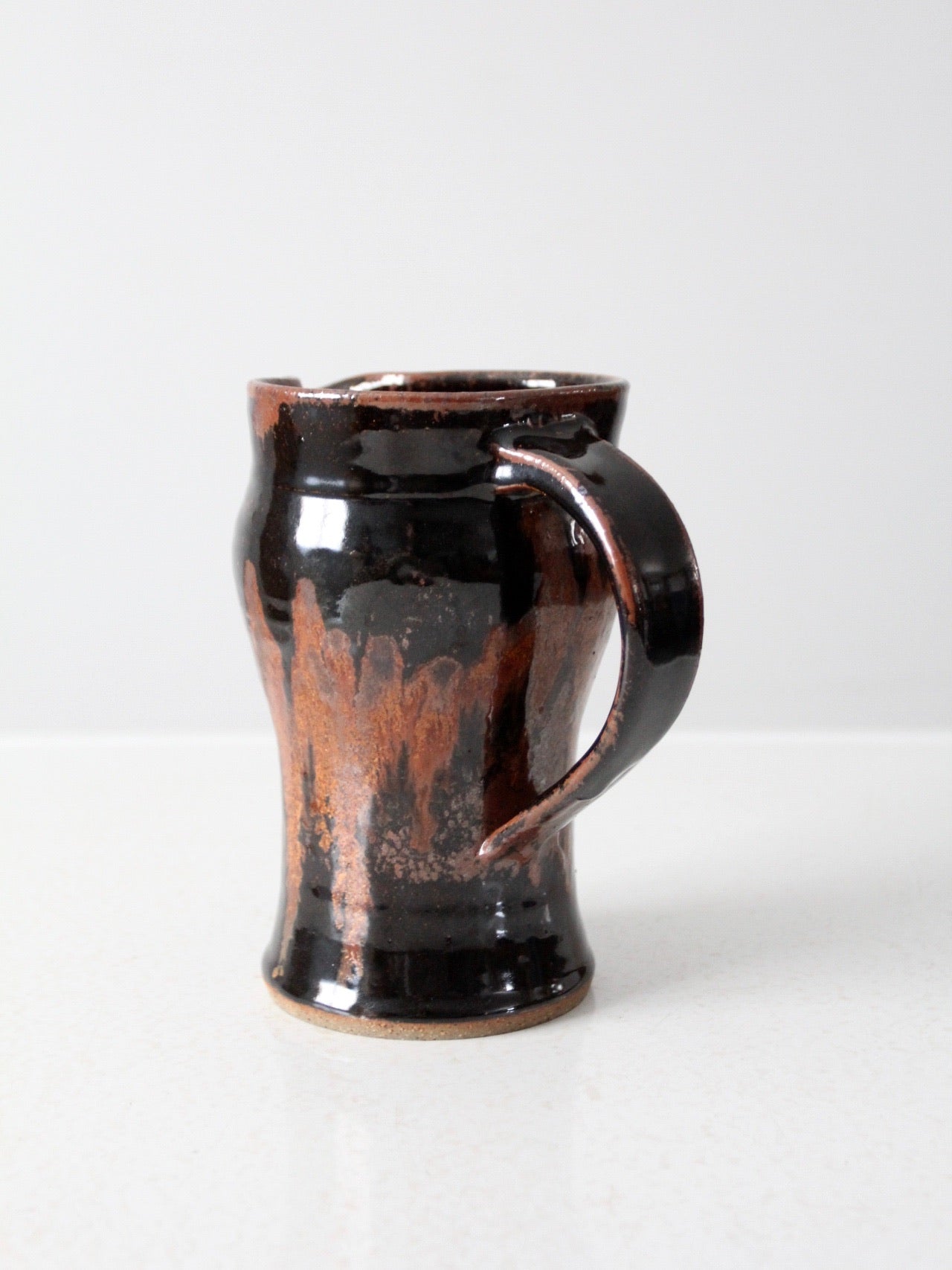 vintage studio pottery pitcher
