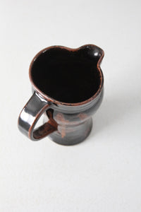 vintage studio pottery pitcher