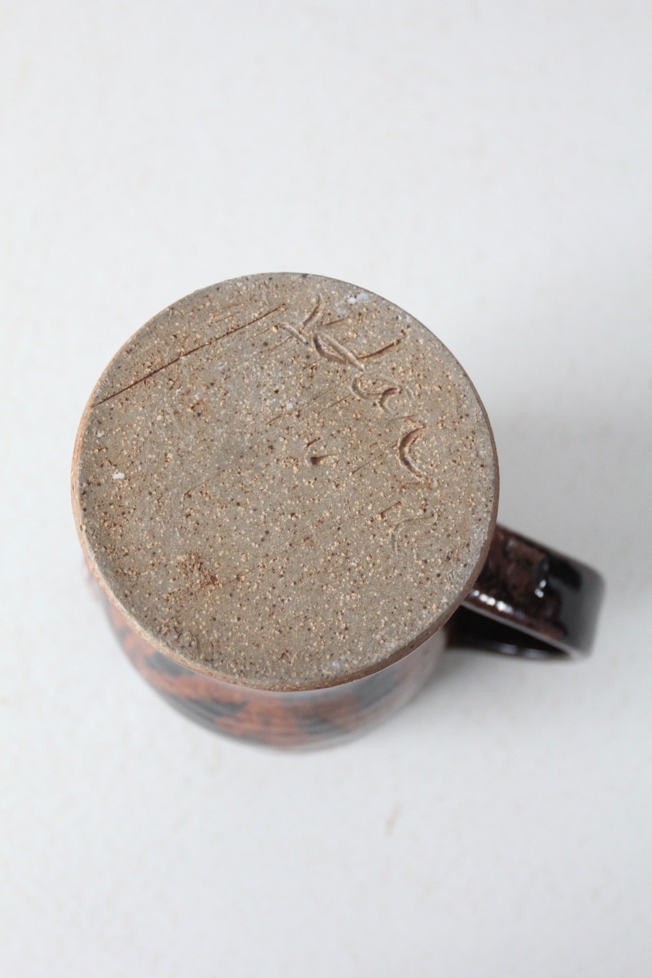 vintage studio pottery pitcher